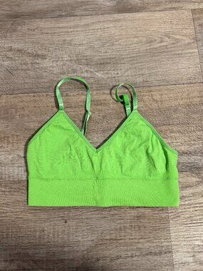 Green Sports Bra - Medium